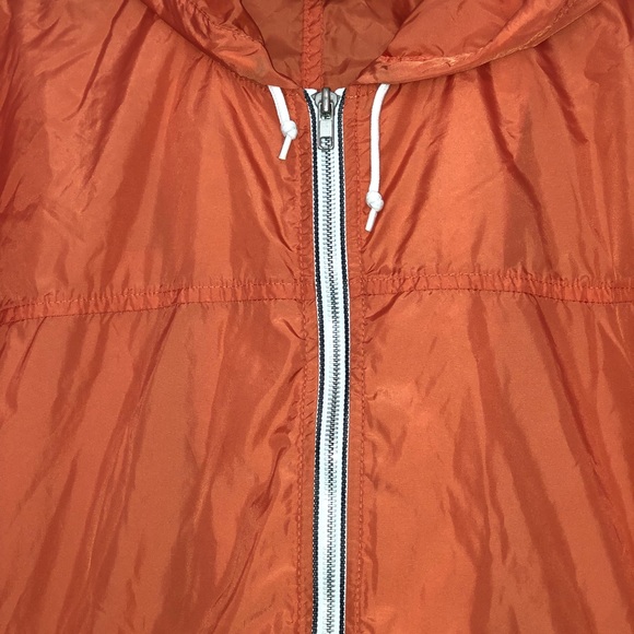 Eddie Bauer Orange Wind Breaker/Raincoat - Picture 4 of 7